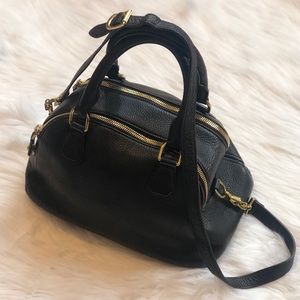 J. Crew Biennial Satchel Leather Cross Body Purse